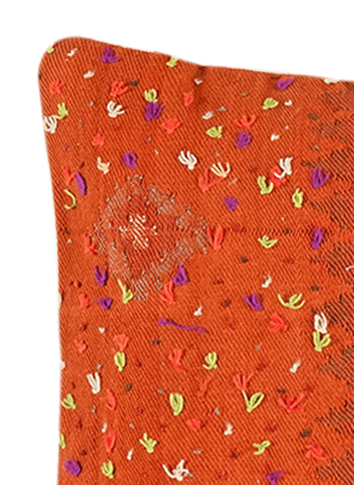 Handmade cushion Kelim 65x65cm colorful