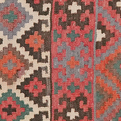 Coussin vintage kilim coloré fait main 65x65cm