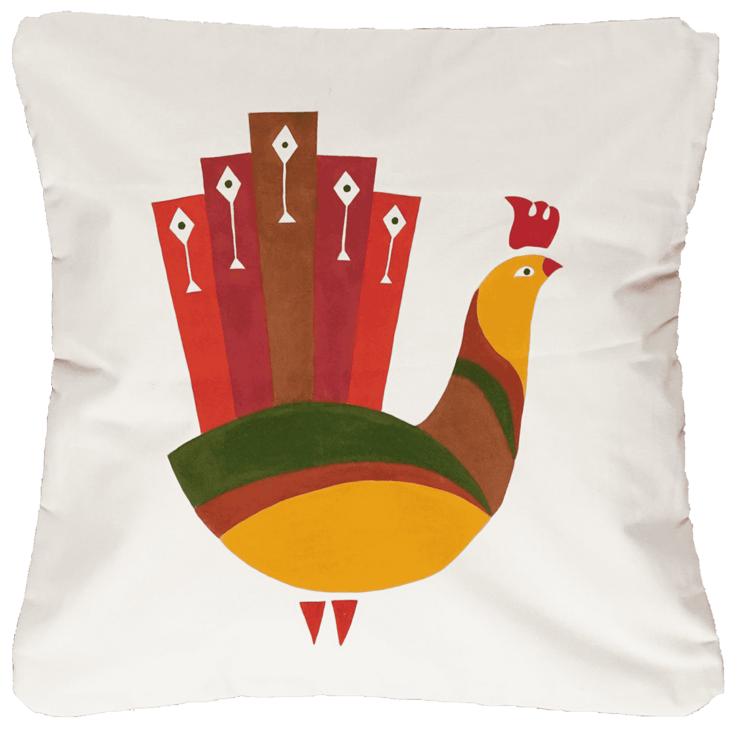 Vintage Kissen Kelim bunt handgefertigt 50x50cm