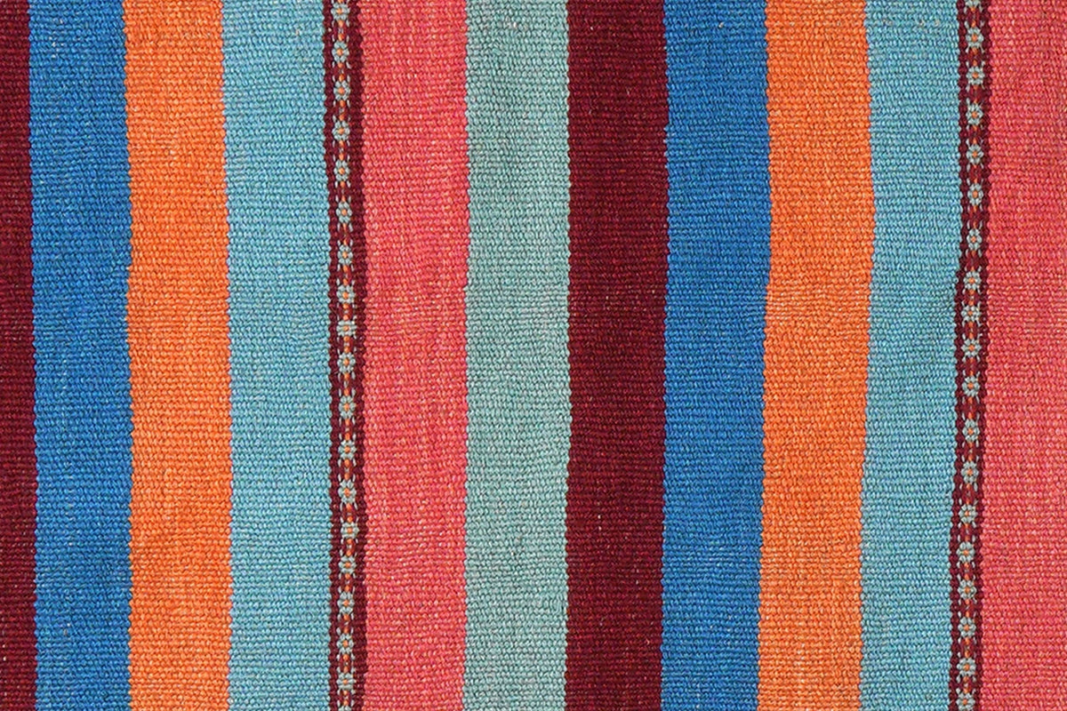 Vintage carpet Kilim Gashgai colorful 195x61cm