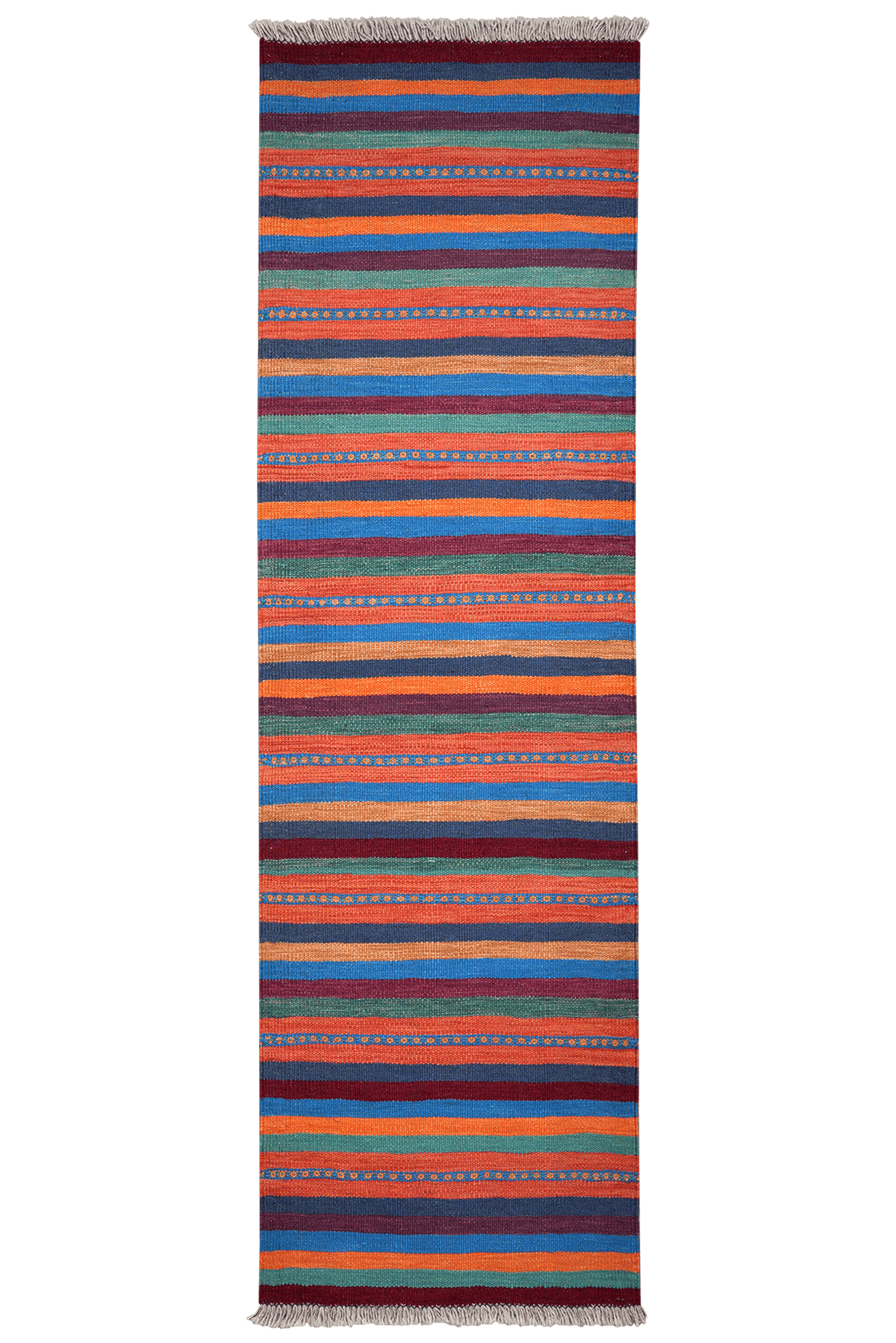 Kelim Gashgai 194x57cm Vintage Teppich