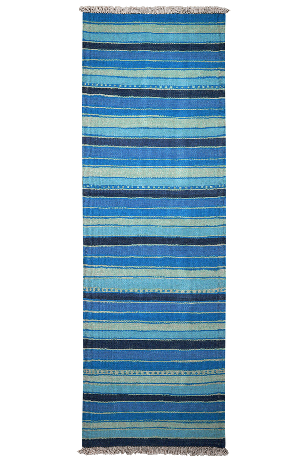 Vintage Carpet Kelim Gashgai colorful 196x65cm
