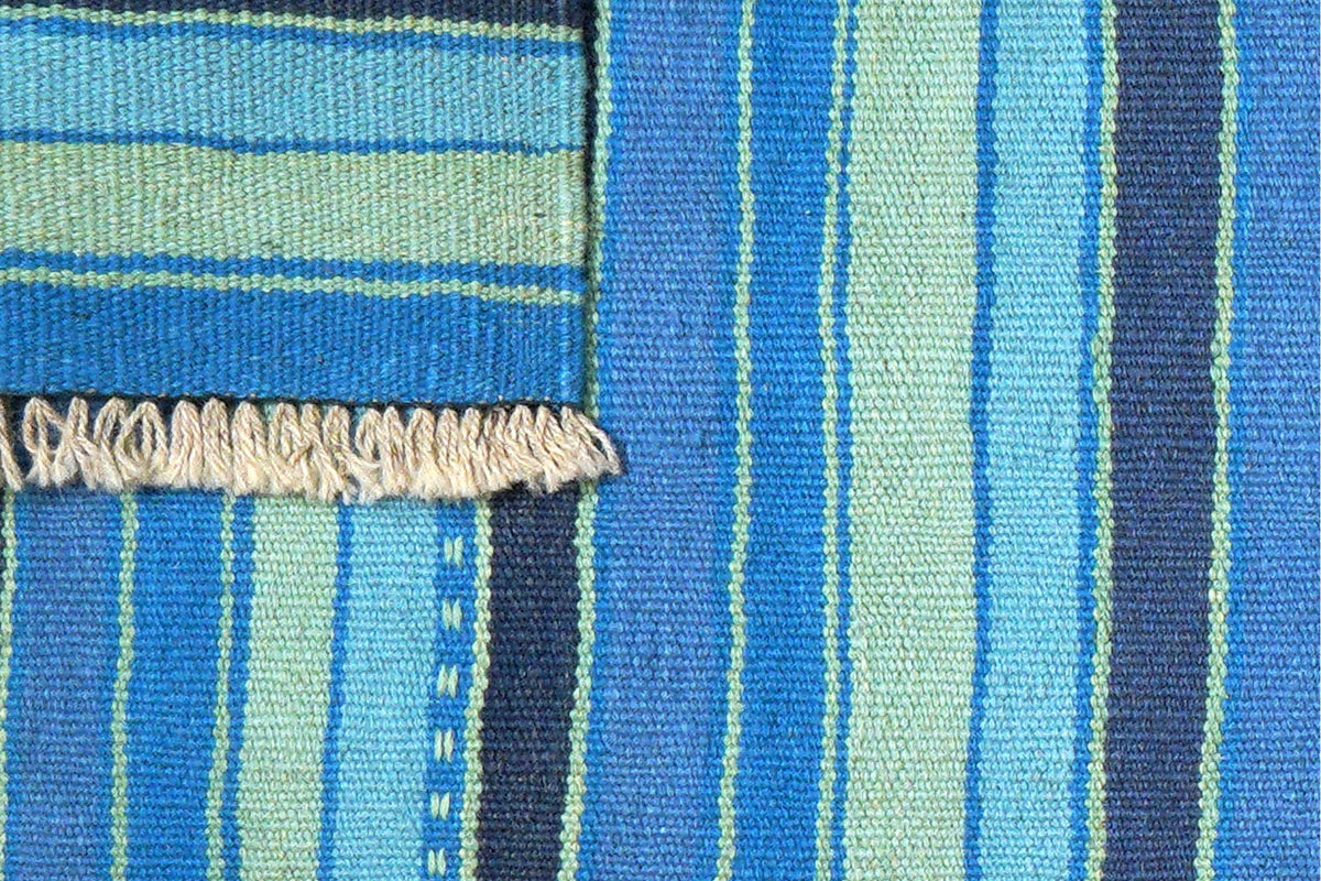 Vintage Carpet Kelim Gashgai colorful 196x65cm