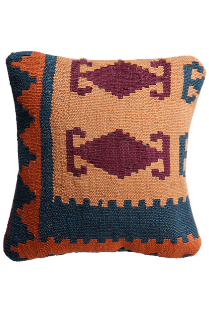 Coussin Vintage Kelim Coloré