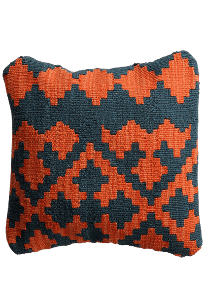 Handgefertigtes Kelim Kissen 40x40cm bunt
