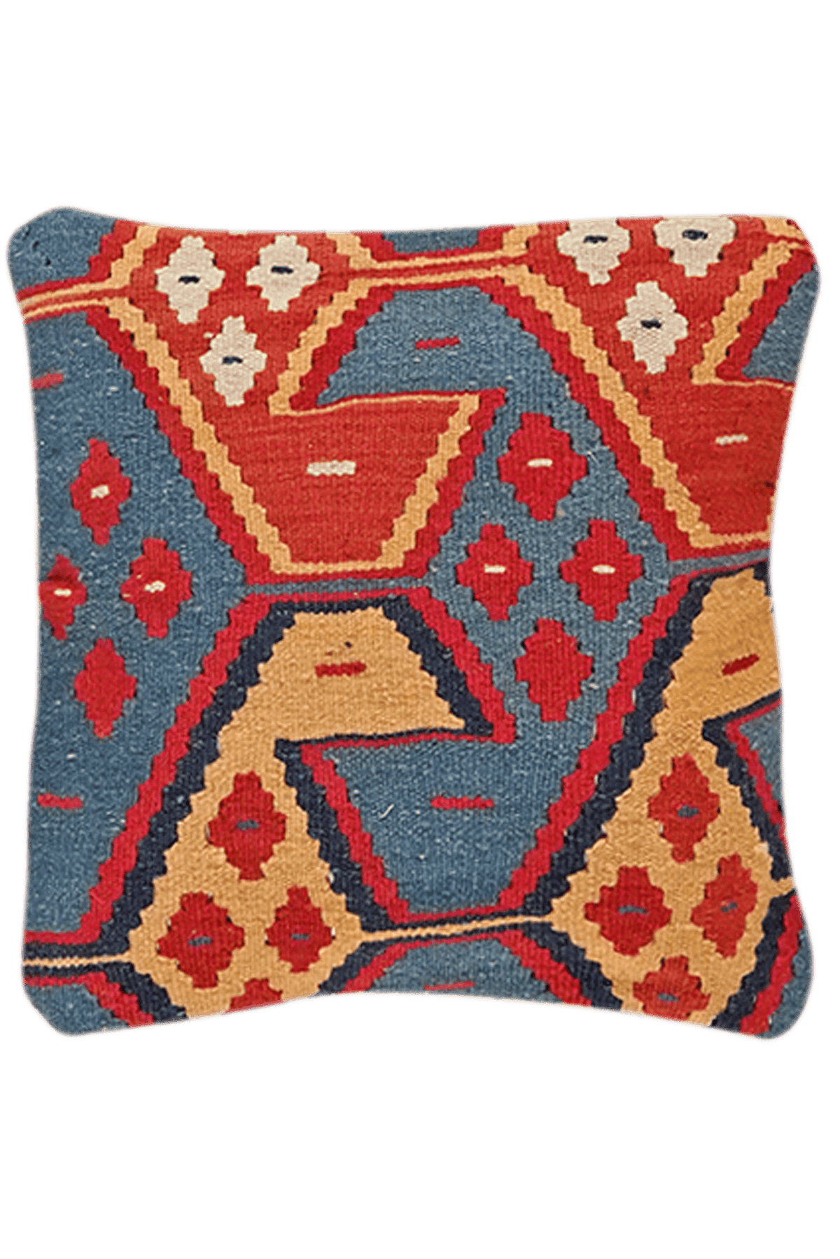 Vintage Pillow Kelim 40x40cm colorful