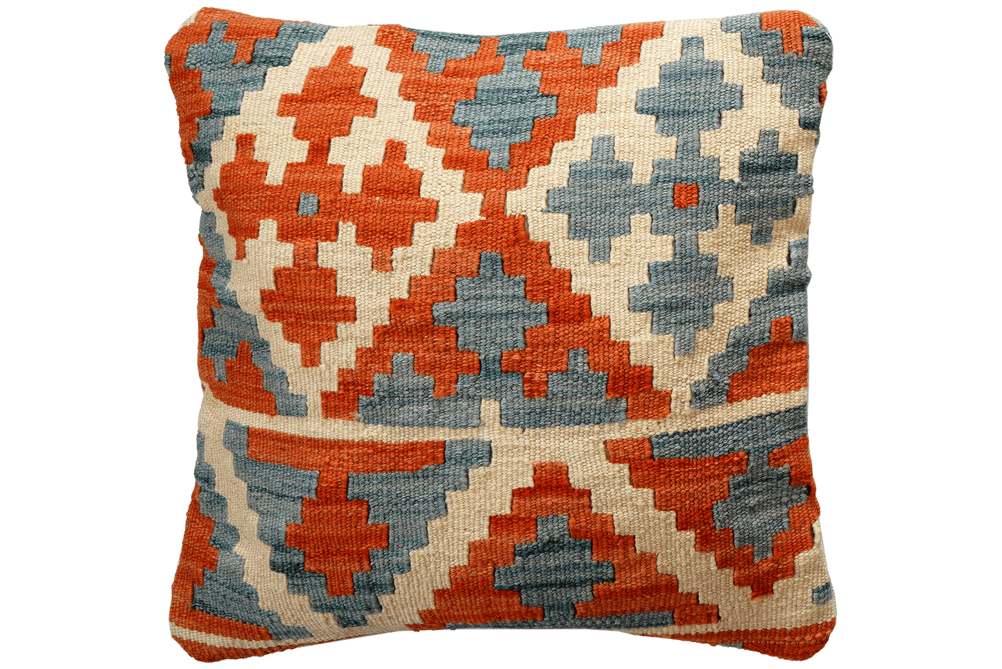 Coussin vintage kilim coloré fait main neuf