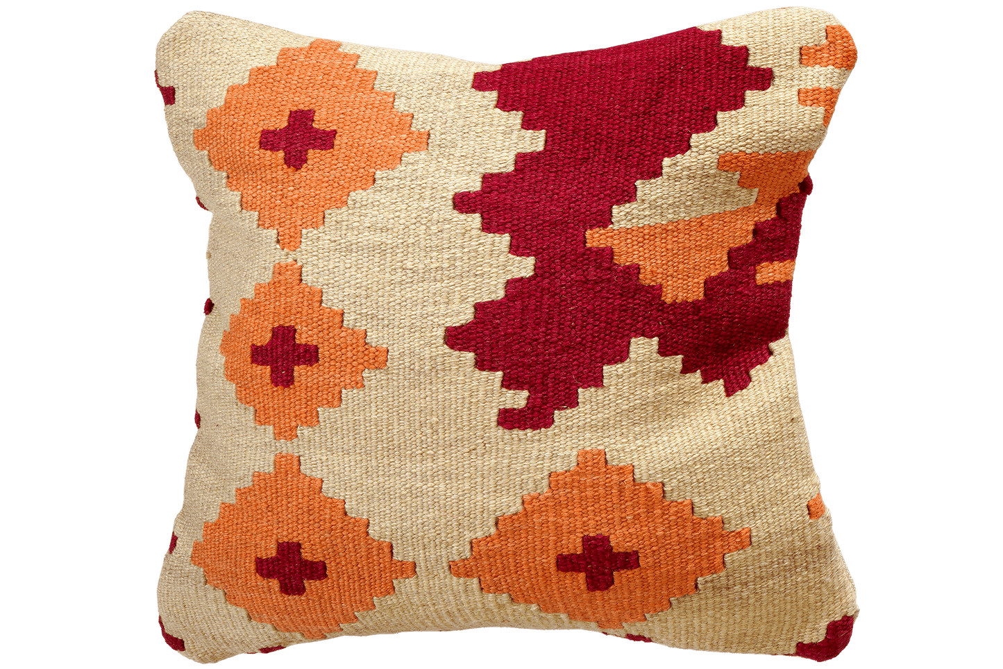 Handmade cushion Kelim 50x50cm colorful