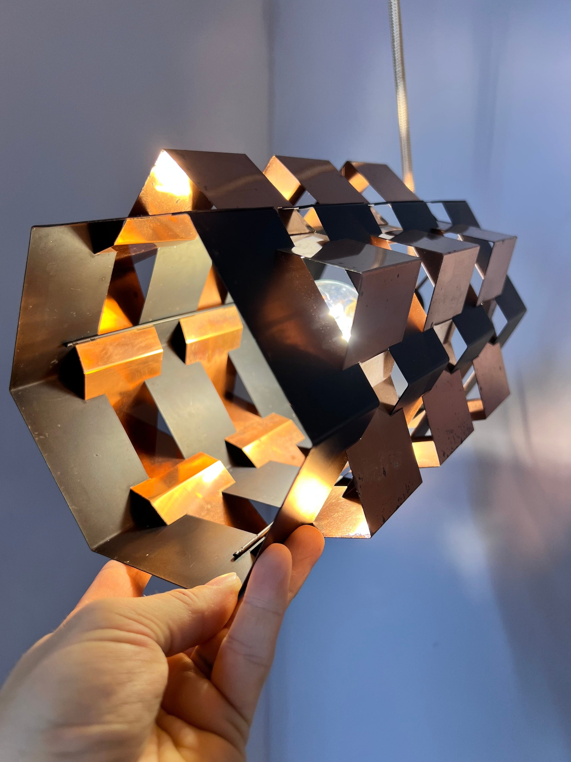 Vintage Hängelampe von Svend Aage Holm für Holm Sorensen+Co