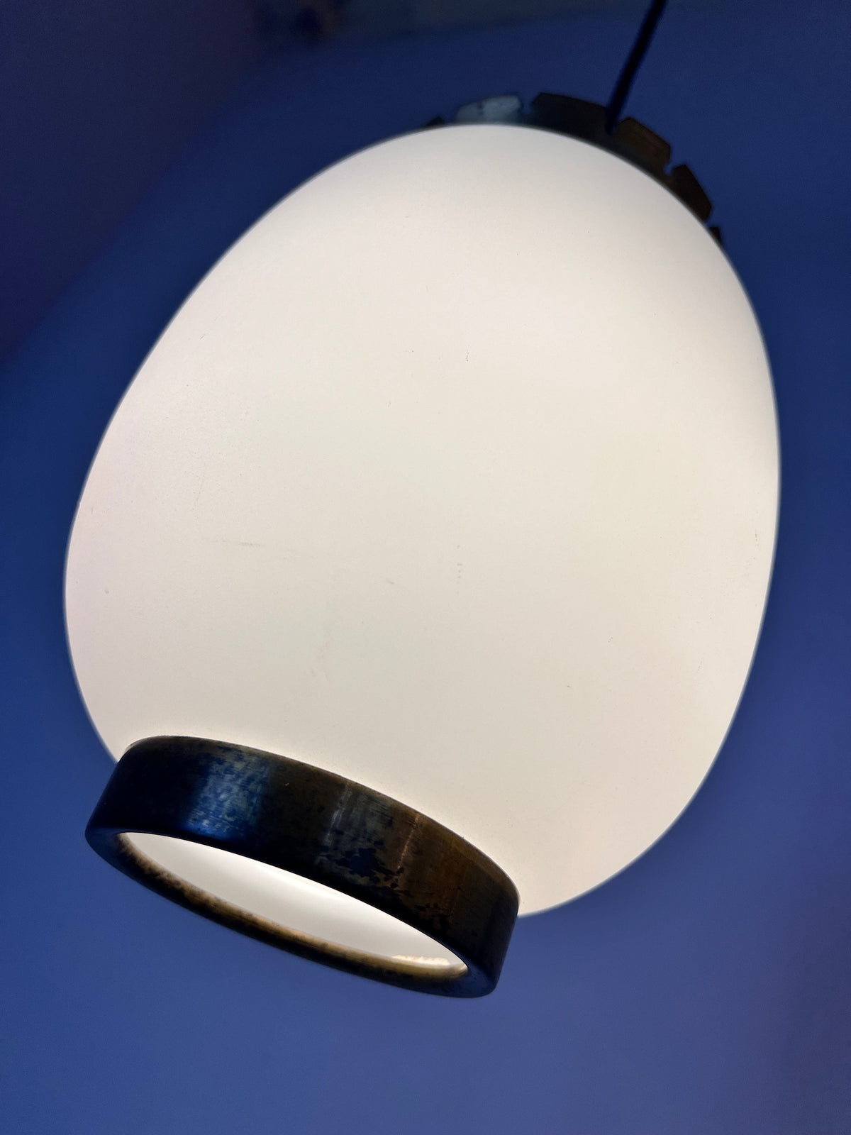 Hängelampe 'Kina' von Bent Karlby für Lyfa