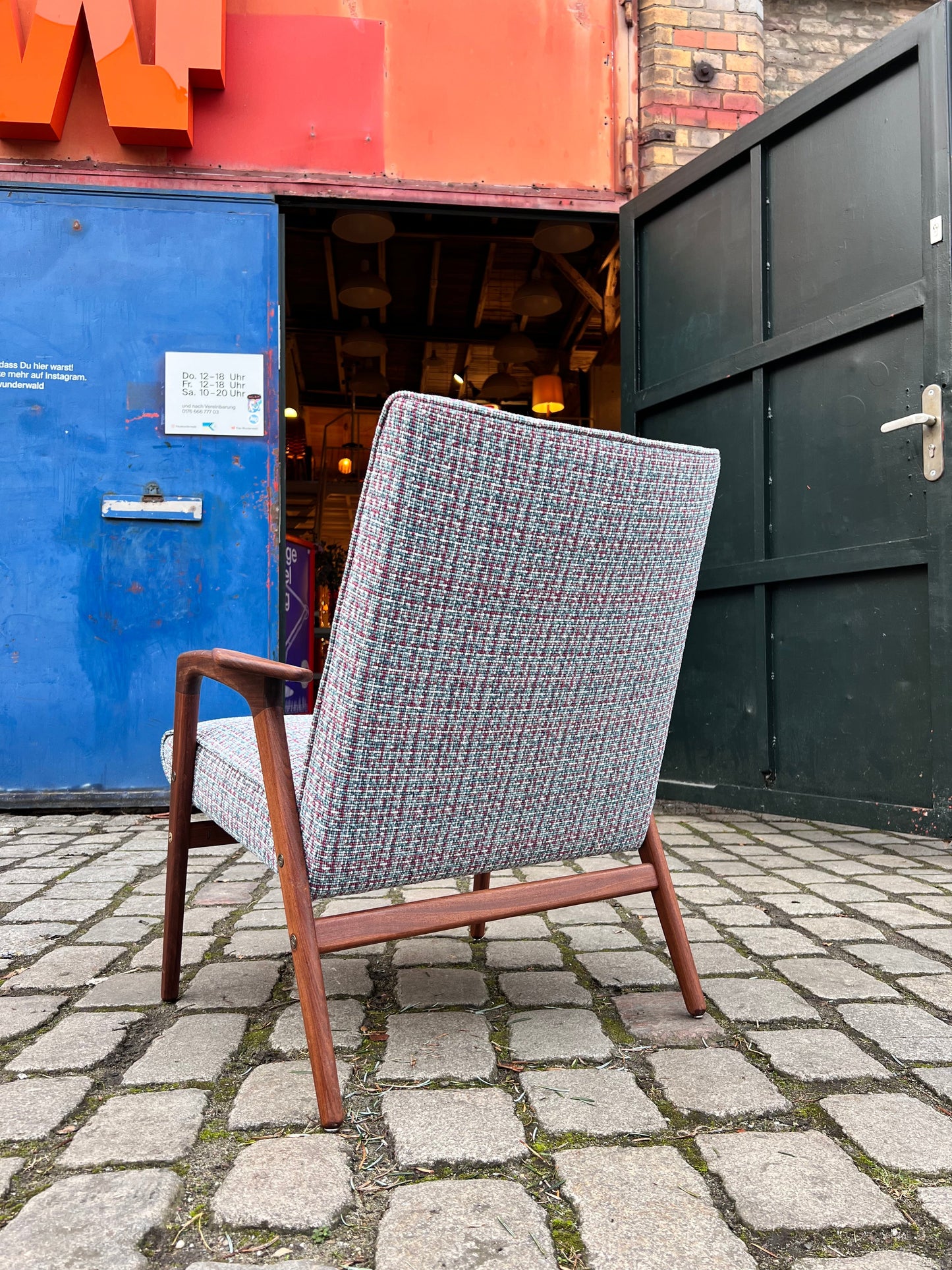 Vintage Lounge Chair Ruster von Yngve Ekström für Swedese, neu gepolstert