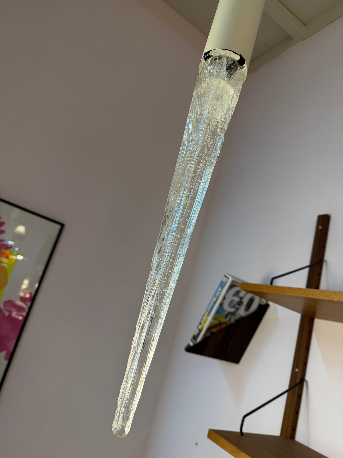 Eiszapfen Hängeleuchte von Davids Lampe, Space Age Design