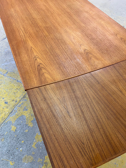 Vintage Esstisch ausziehbar Teak aus Dänemark