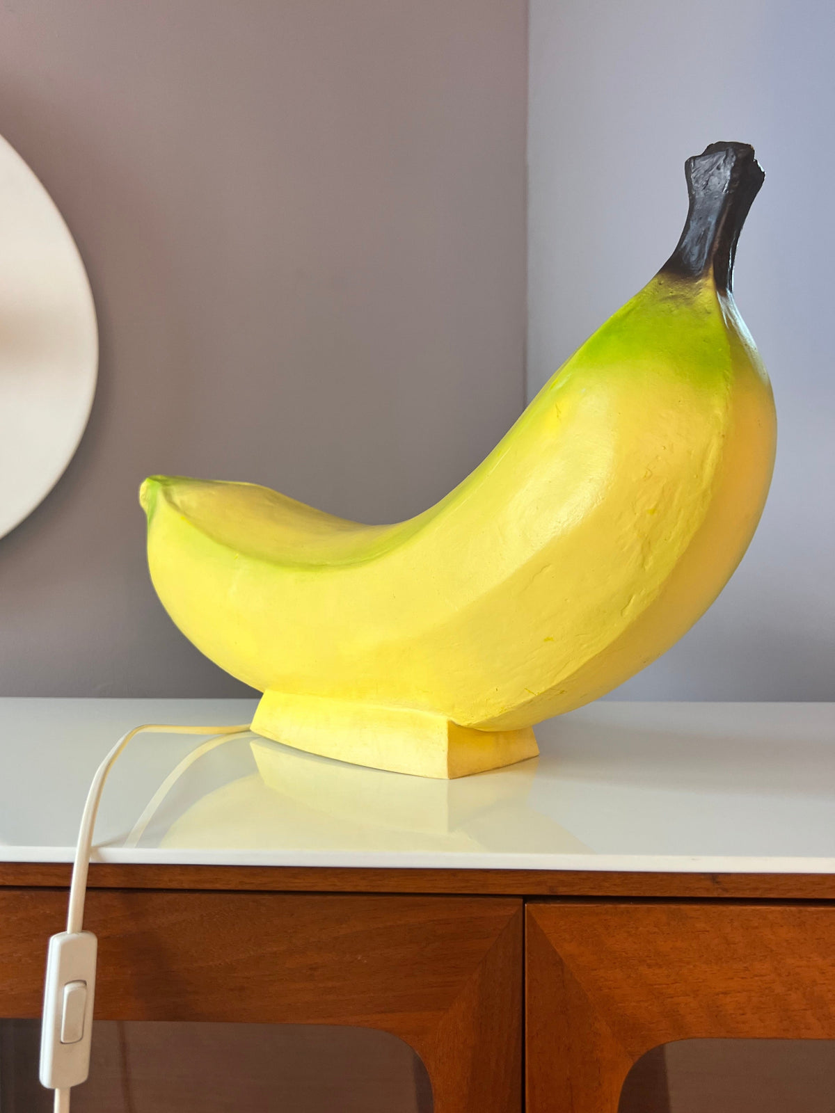Vintage Tischlampe Banane von Heico 70er West Germany