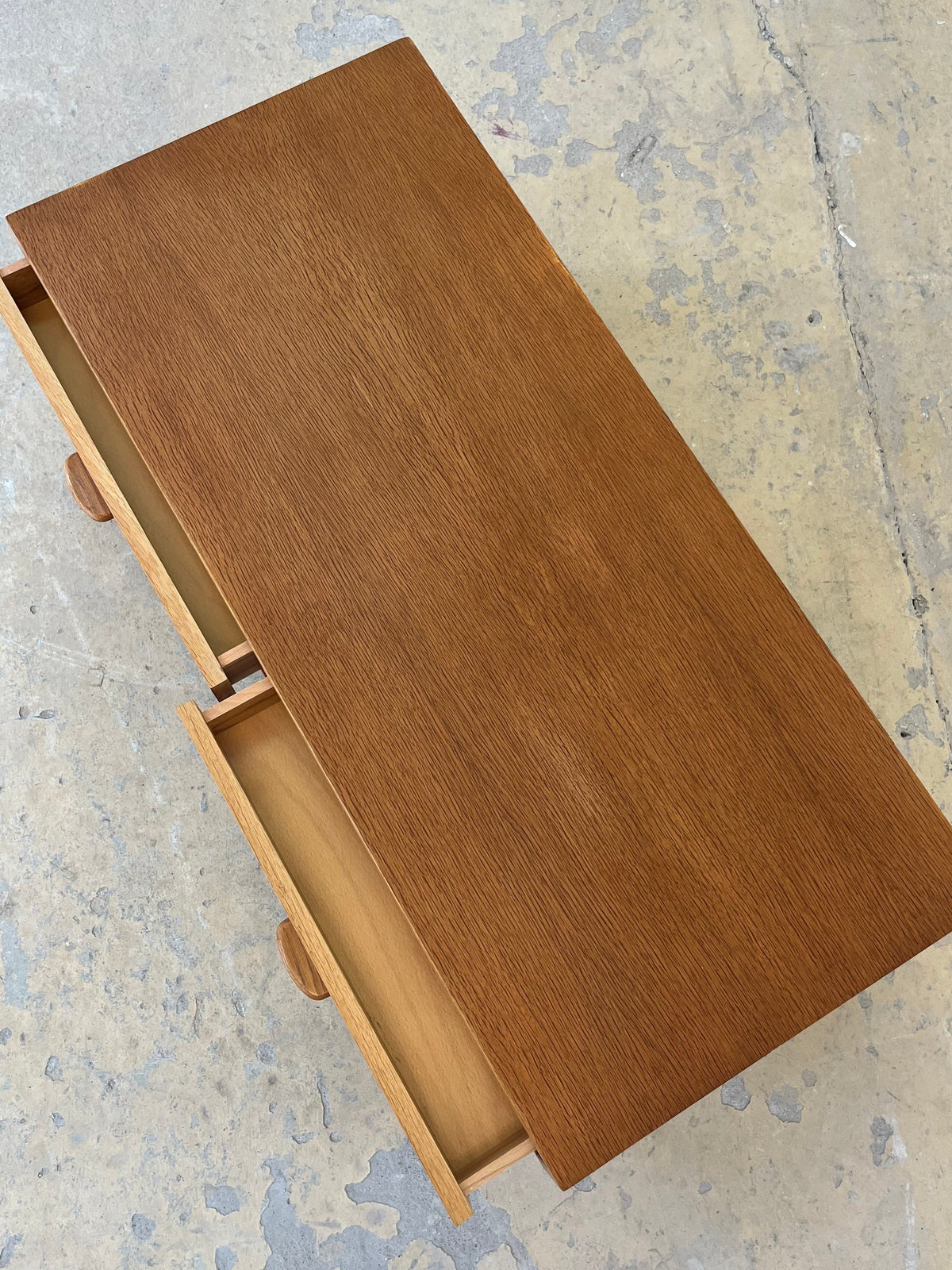 Vintage Lowboard aus Eiche aus Schweden