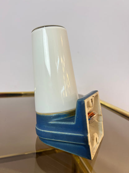 Wandlampe blau von Sigvard Bernadotte für Ifö