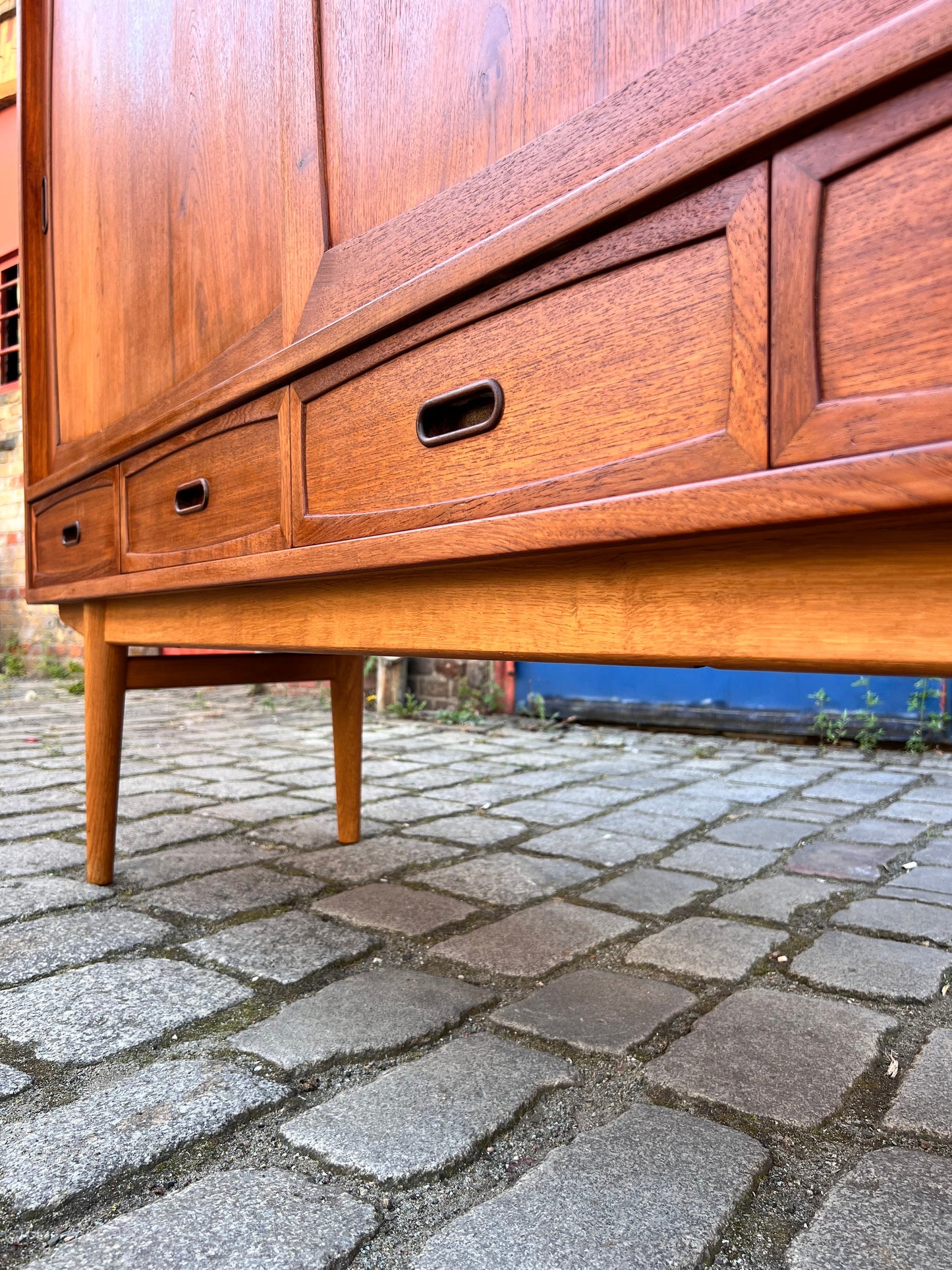 Vintage Highboard Teak aus Dänemark