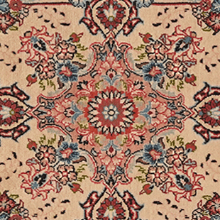 Vintage Sarough carpet 300x70cm colorful natural motifs