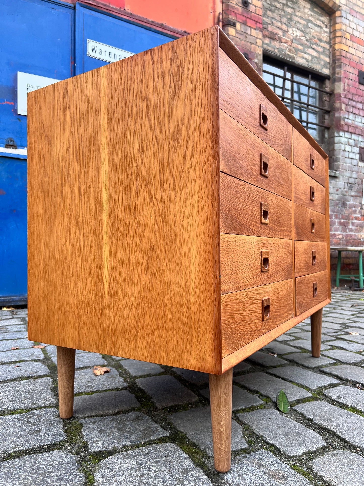 Vintage Doppelkommode Eiche von Brouer Møbelfabrik