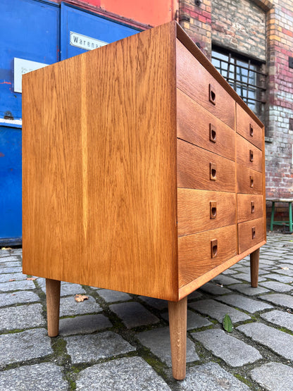 Vintage Doppelkommode Eiche von Brouer Møbelfabrik
