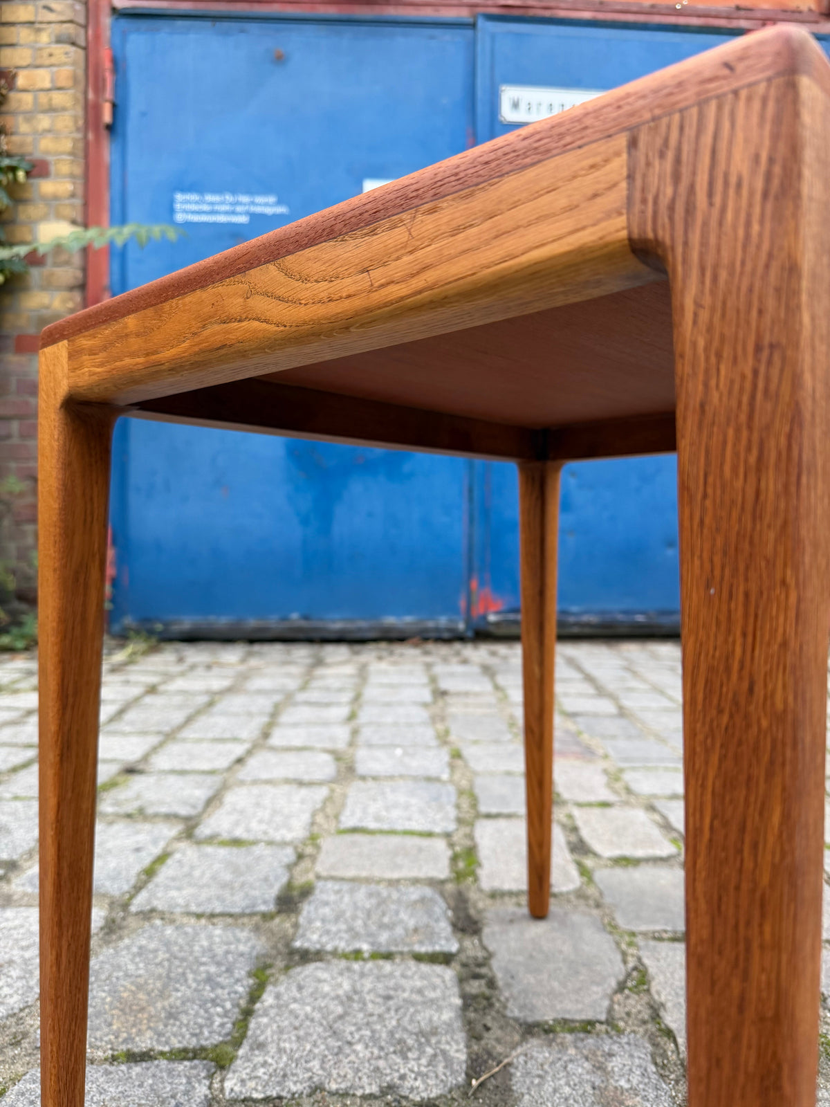 Beistelltisch Teak und Eiche von Wilkhahn