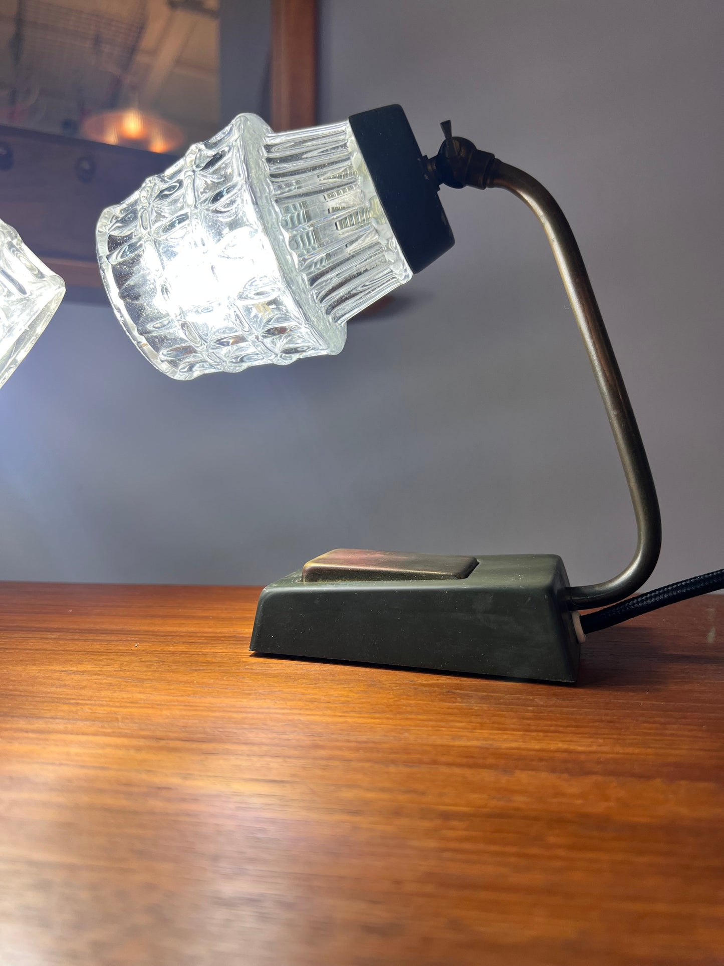 Lampe de table vintage années 50, lot de 2