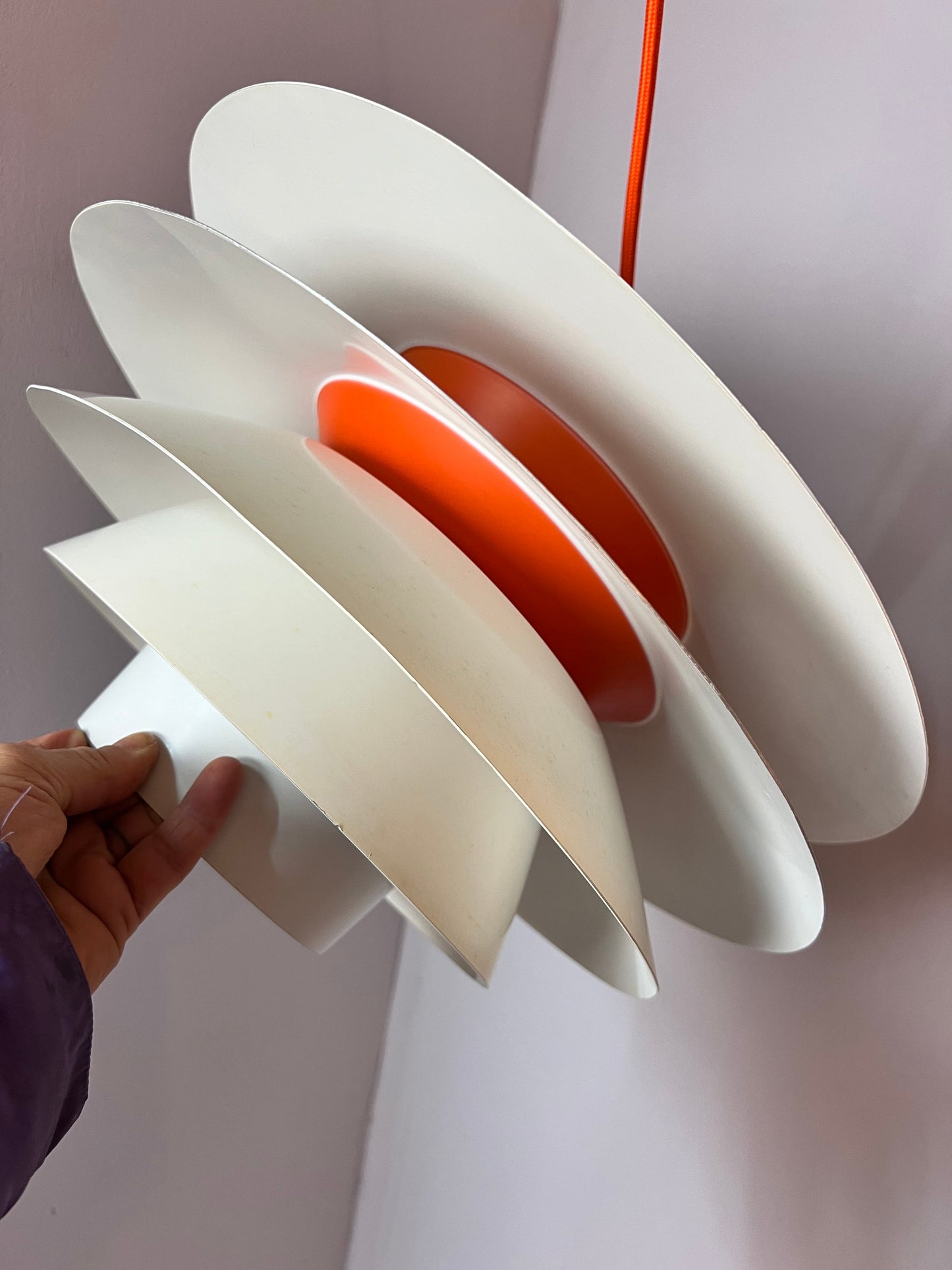 Vintage Hängelampe Verona von Svend Middelboe für Nordisk Solar