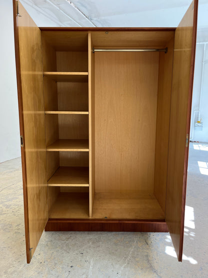 Vintage Kleiderschrank Teak von Steguweit & Sohn