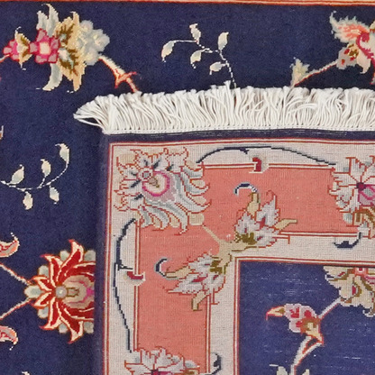 Vintage Tabriz Teppich bunt 200x76cm