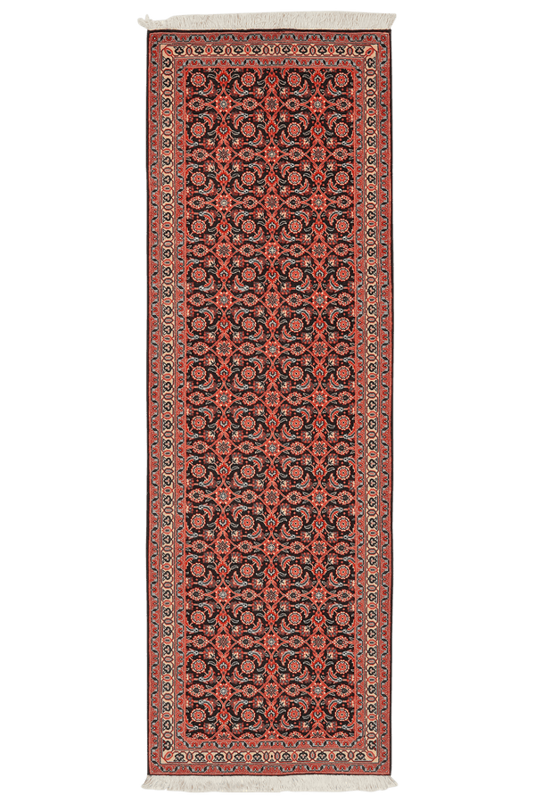 Vintage Teppich Tabriz 50 Raj 199x65cm Bunt