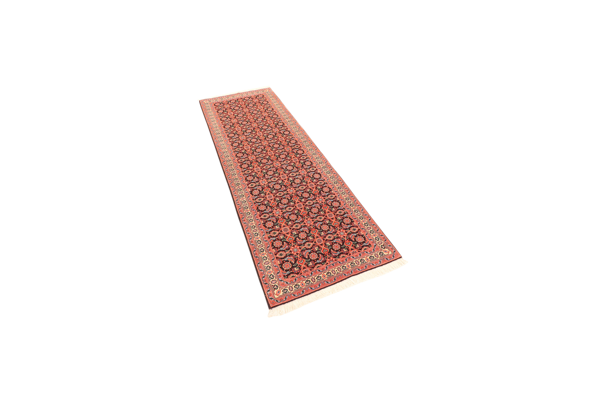 Vintage Teppich Tabriz 50 Raj bunt Naturmotive 199x65cm