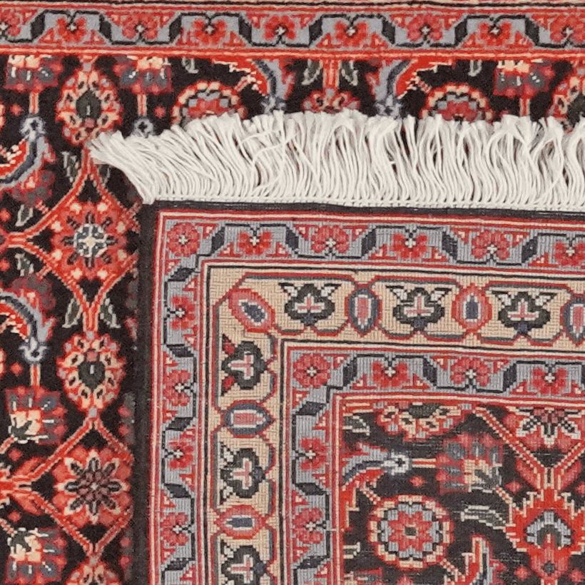 Vintage Teppich Tabriz 50 Raj 199x65cm Bunt
