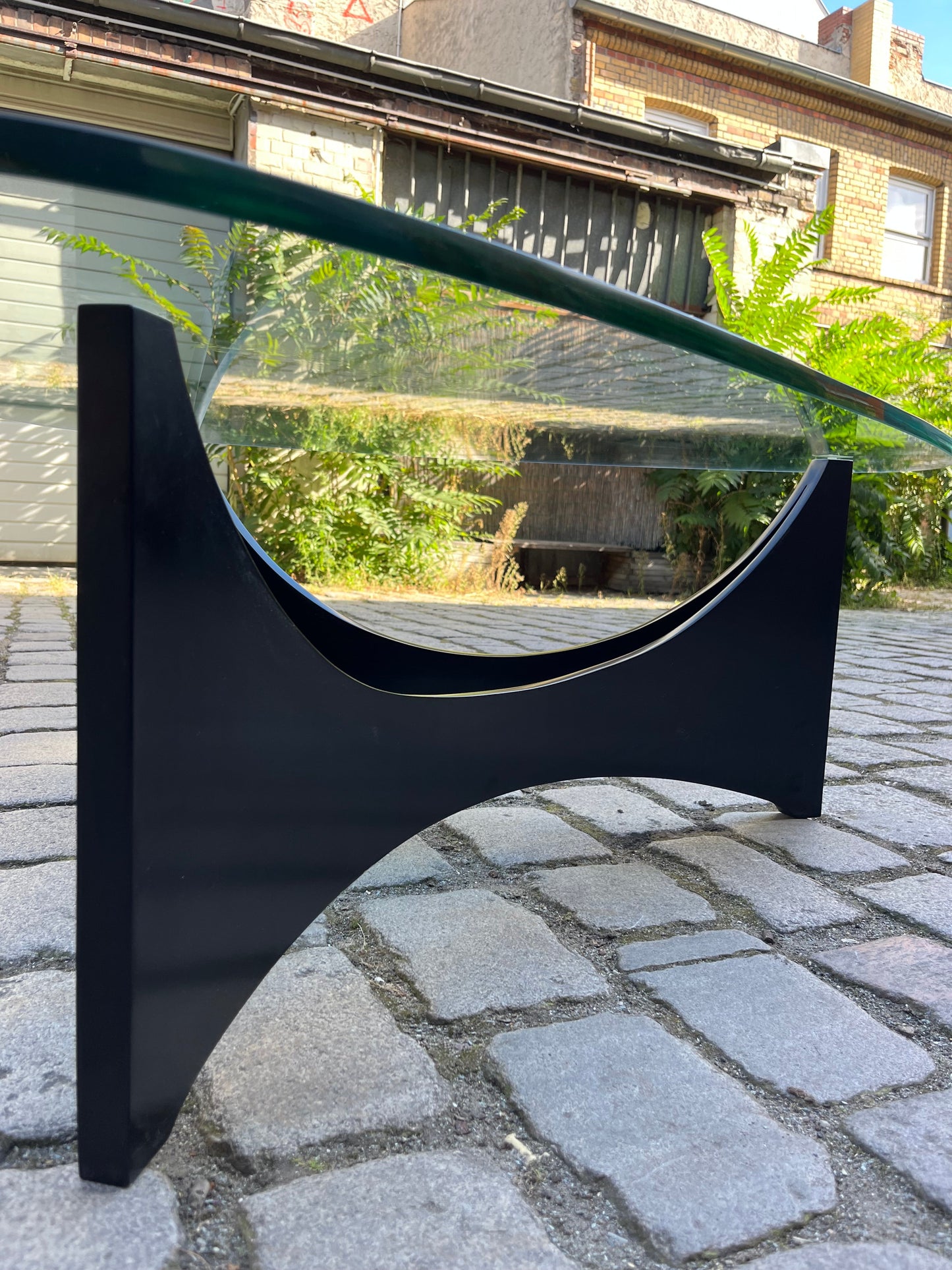 Couchtisch schwarz Glas