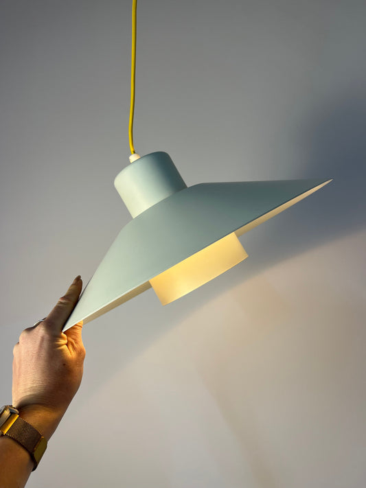 Vintage Lamellenlampe weiß von Lyskær Belysning