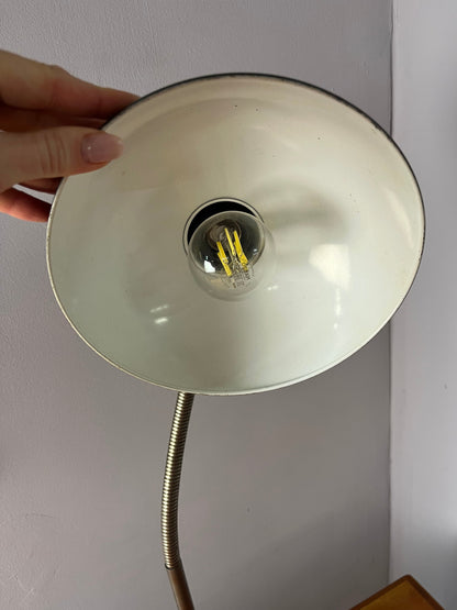 Vintage Klemmlampe schwarz von Christian Dell für Kaiser Idell