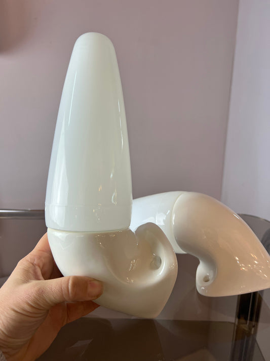 Vintage Wandlampe Modell 6035 von Sigvard Bernadotte für Ifö Set von 2 weiß