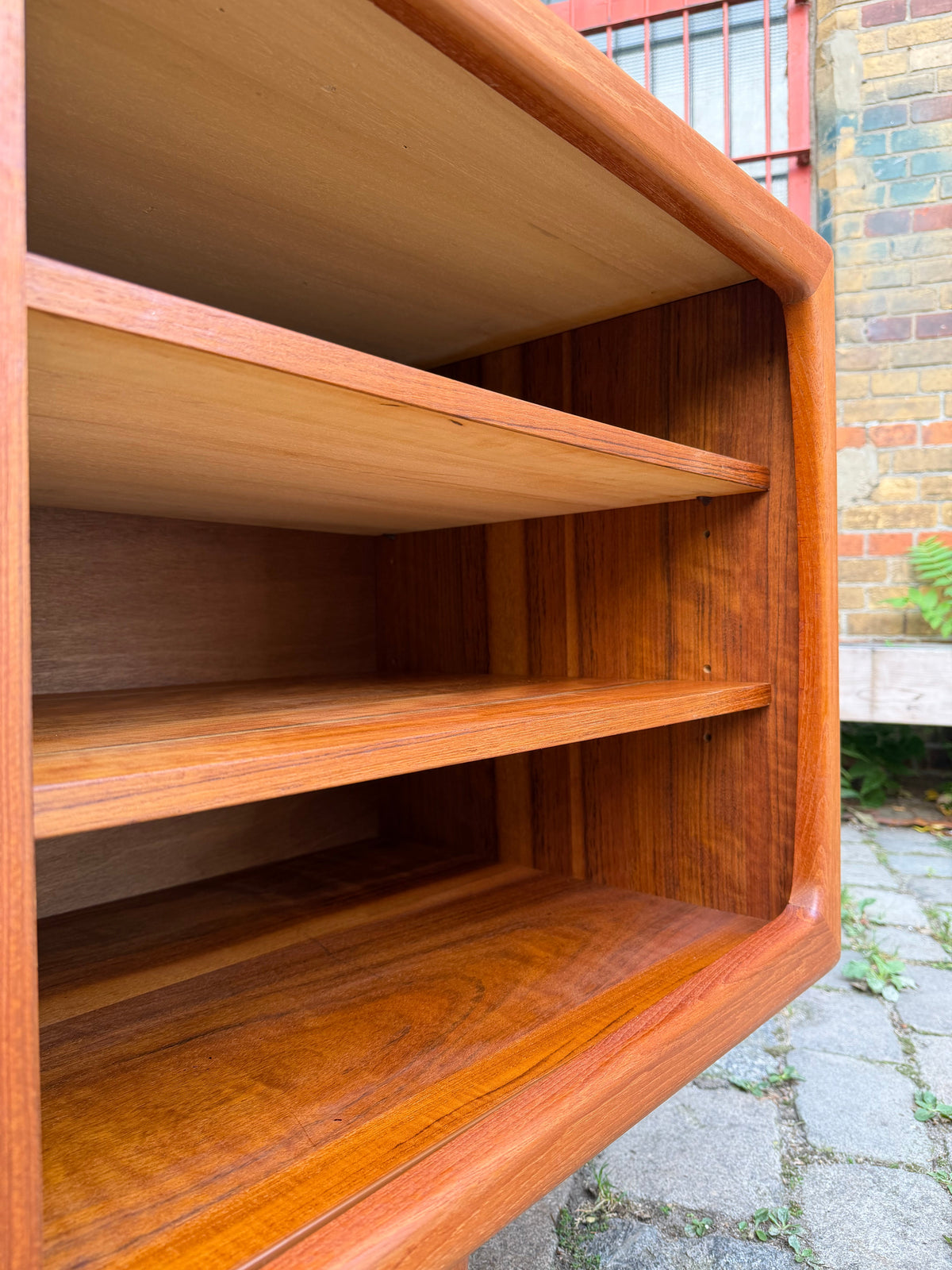 Sideboard Teak von H.P. Hansen, 220 cm