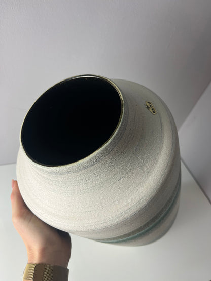 Vintage Bodenvase 628-50 türkis grau von Bay Keramik