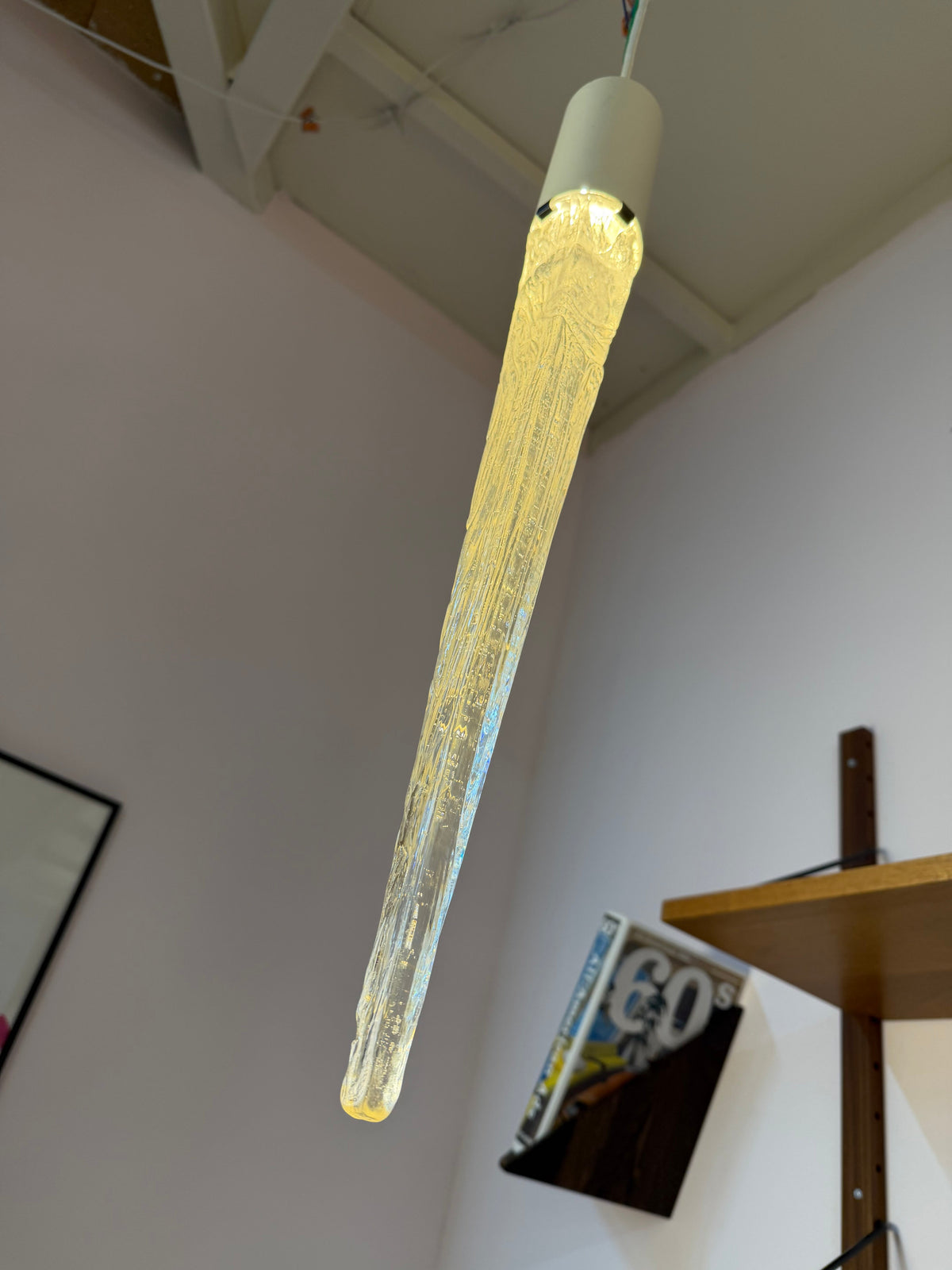 Eiszapfen Hängeleuchte von Davids Lampe, Space Age Design