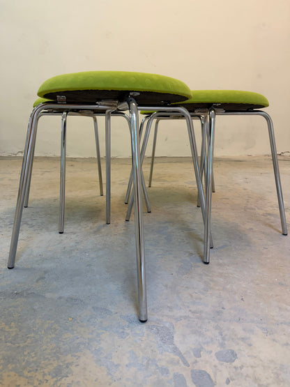 Vintage Hocker Pastillo grün von Ulla Christiansson für Karl Andersson und Söner