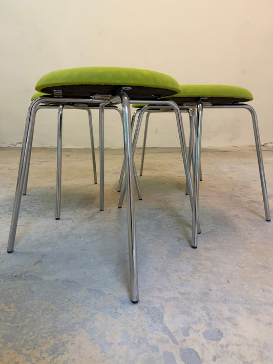 Vintage Hocker Pastillo grün von Ulla Christiansson für Karl Andersson und Söner
