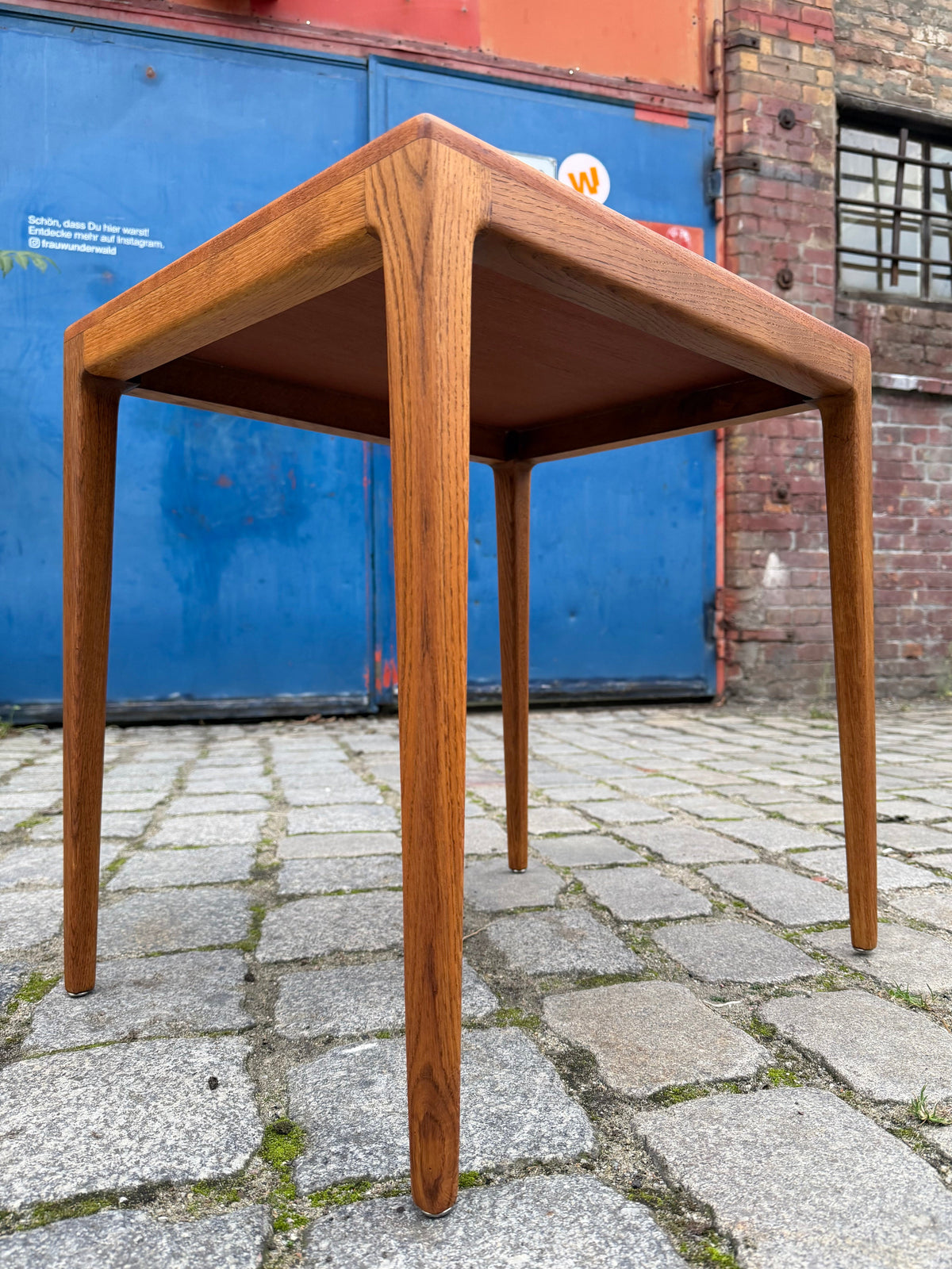 Beistelltisch Teak und Eiche von Wilkhahn