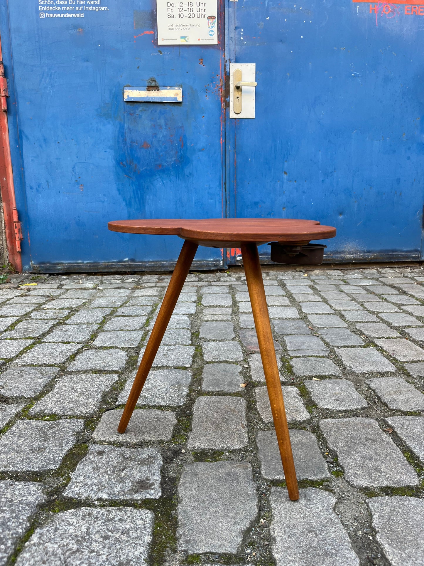 Beistelltisch Kleeblatt Teak aus Dänemark