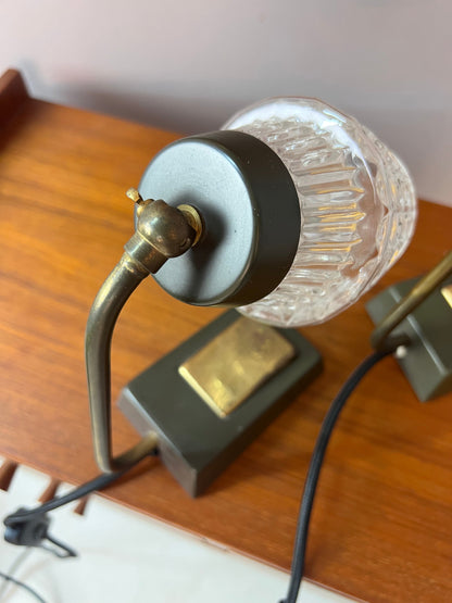 Lampe de table vintage années 50, lot de 2