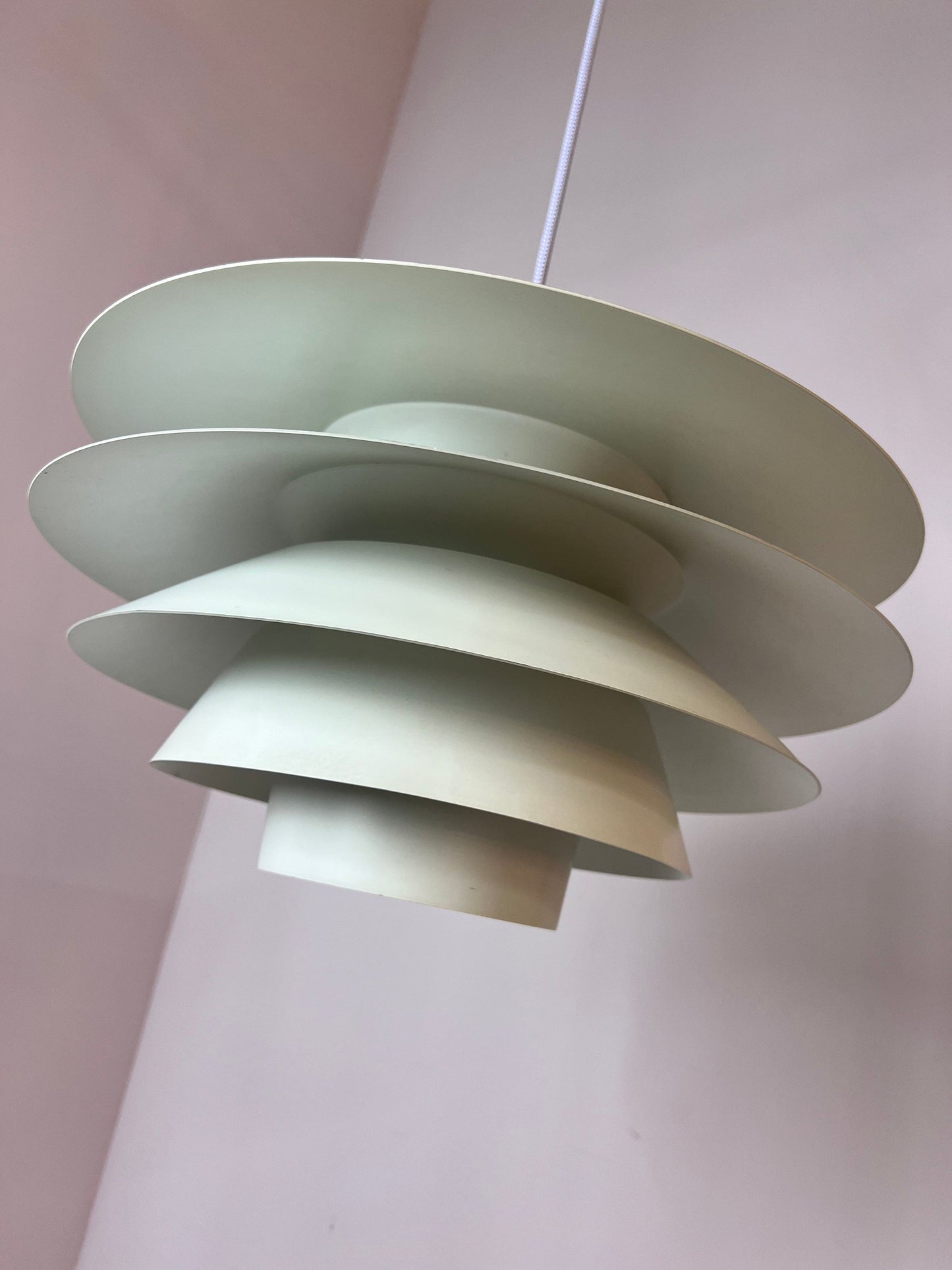 Lampe à lattes 'Verona' de Svend Middelboe pour Nordisk Solar