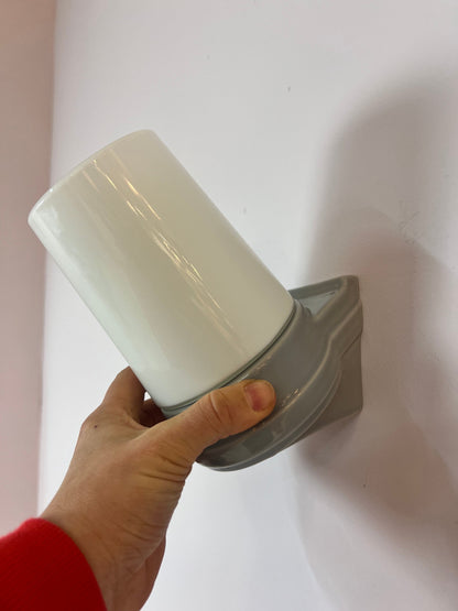 Wall lamp light grey by Sigvard Bernadotte for Ifö