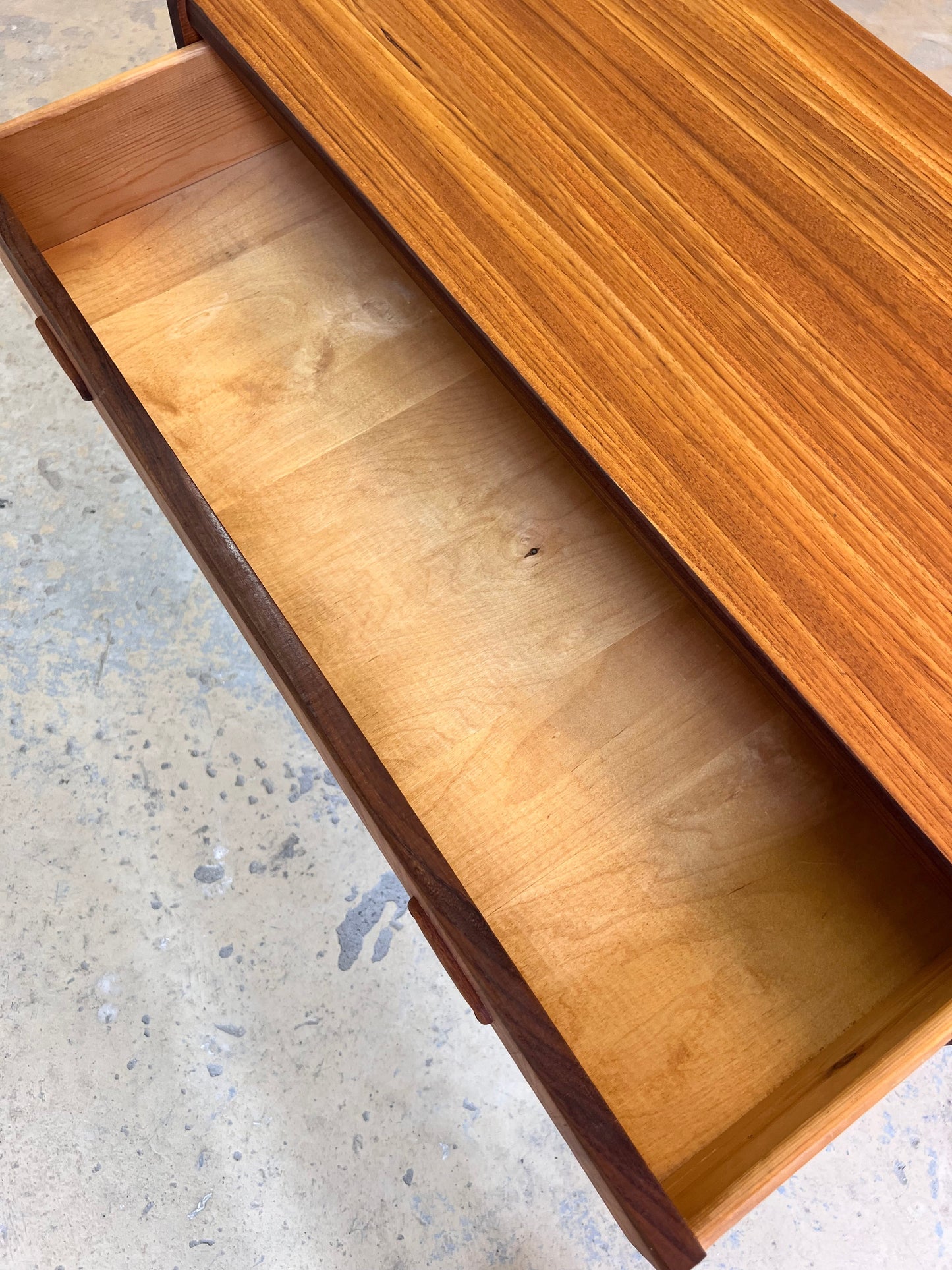 Vintage Kommode Teak zweifarbig aus Dänemark, 60er Jahre