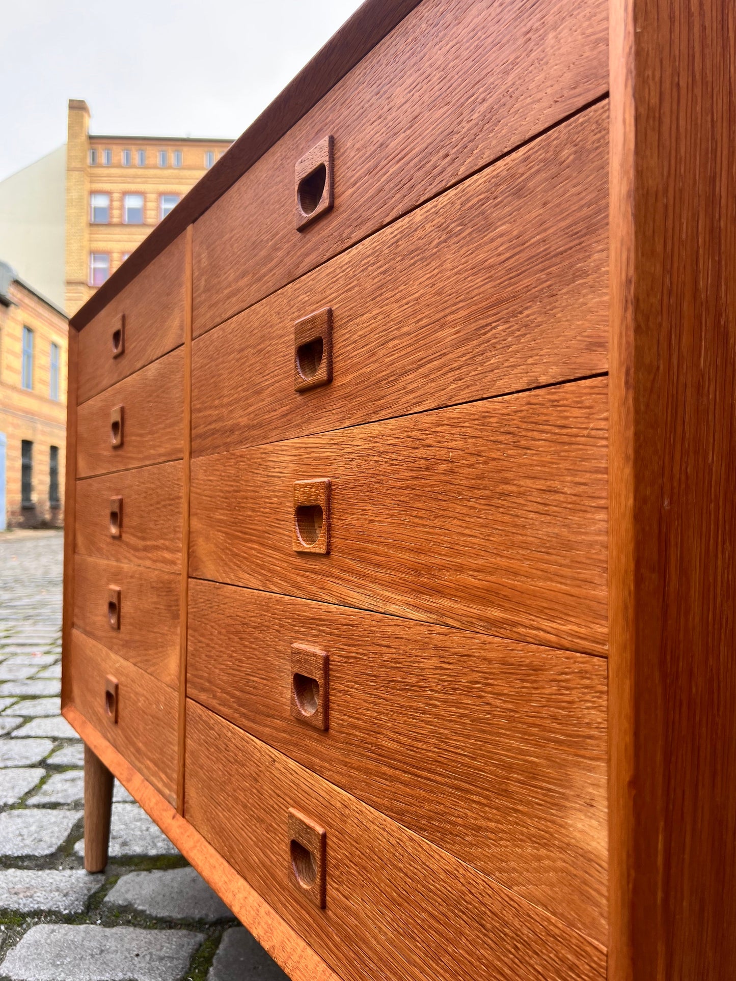 Vintage Doppelkommode Eiche von Brouer Møbelfabrik