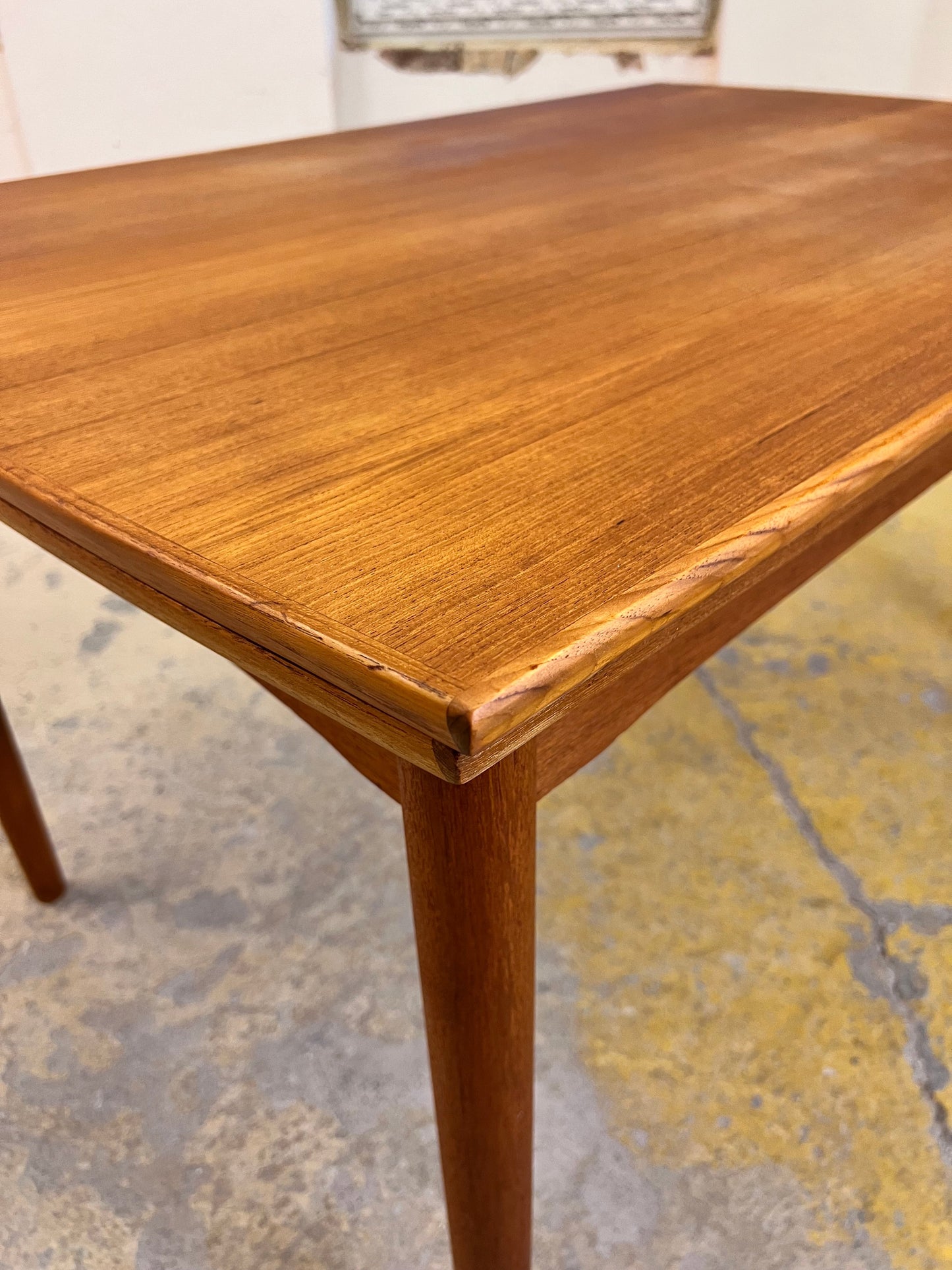 Vintage Esstisch ausziehbar Teak aus Dänemark