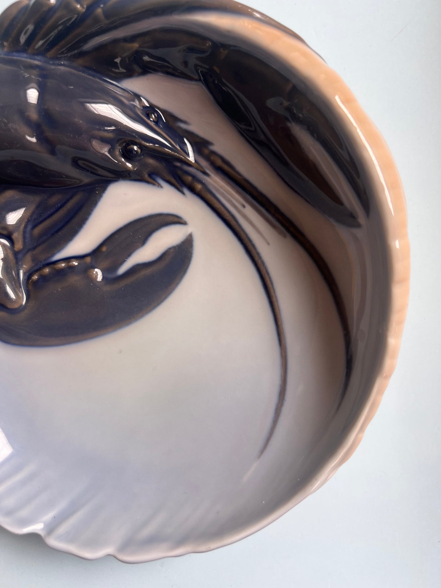 Schale Hummer Typ 3498 ∅ 19 cm von Erik Nielsen für Royal Copenhagen